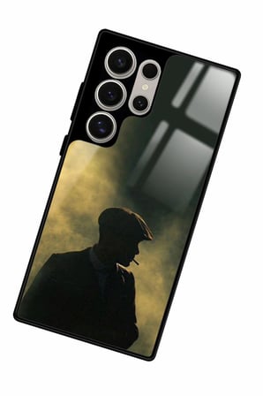 Samsung Galaxy S22 Ultra Uyumlu Thomas Shelby Tasarımlı Parlak Silikon Kılıf