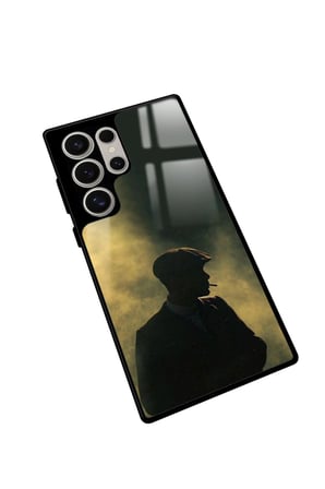 Samsung Galaxy S22 Ultra Uyumlu Thomas Shelby Tasarımlı Parlak Silikon Kılıf
