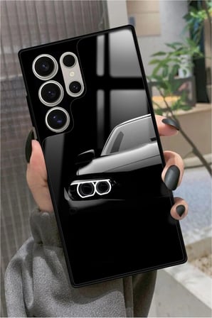 Samsung Galaxy S24 Ultra Uyumlu Araba Tasarımlı Parlak Silikon Kılıf
