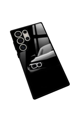 Samsung Galaxy S24 Ultra Uyumlu Araba Tasarımlı Parlak Silikon Kılıf