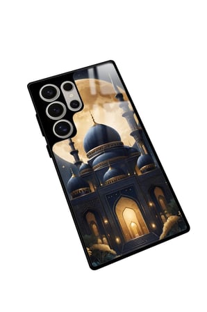 Samsung Galaxy S24 Ultra Uyumlu Cami Tasarımlı Parlak Silikon Kılıf