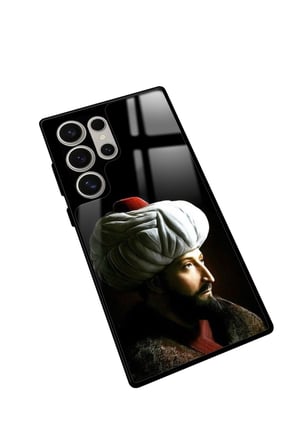Samsung Galaxy S24 Ultra Uyumlu Padişah Tasarımlı Parlak Silikon Kılıf