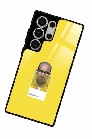 Samsung Galaxy S24 Ultra Uyumlu Breaking Bad Tasarımlı Parlak Silikon Kılıf