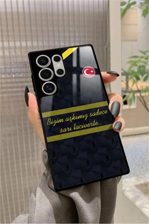 Samsung Galaxy S24 Ultra Uyumlu Söz Yazılı Parlak Silikon Kılıf