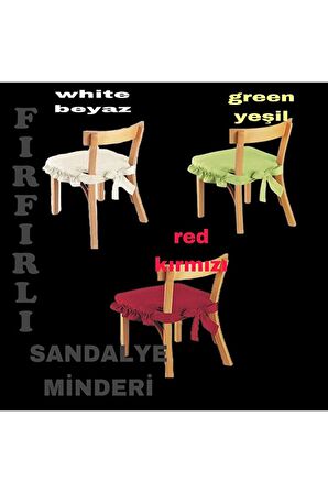 Fırfırlı Sandalye Minderi