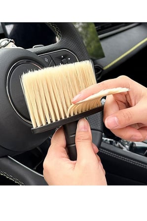 Araç Oto Araba Klima Havalandırma Detaylı Temizlik Fırçası Premium Yumuşak Tüylü Saplı