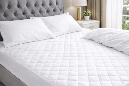 Özdilek Kapitone Sıvı Geçirmez Yatak Alezi %100 Pamuk Üst Yüzey Dolgulu Lastikli Yatak Koruyucu 120x200 cm