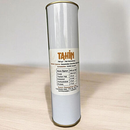 Tek Kavrulmuş Taze Tahin - 750gr