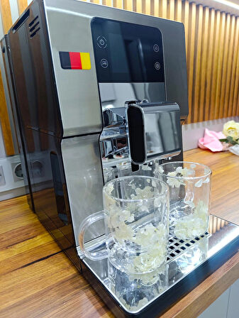 2 Adet Çift Cidarlı Çiçekli Kupa – Isıya Dayanıklı Cam Çay & Kahve Kupası Şık Tasarım 300 ml