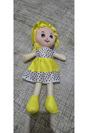 Kalpli Kız Bebek Oyuncak Sarı Oyuncak Bez Bebek Çok Gerçekçi Oyuncak Bebek Erkek Bebek Oyuncak