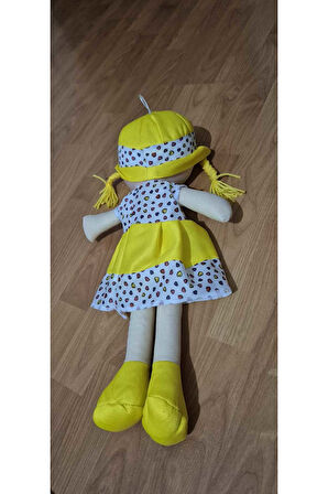 Kalpli Kız Bebek Oyuncak Sarı Oyuncak Bez Bebek Çok Gerçekçi Oyuncak Bebek Erkek Bebek Oyuncak