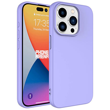 iPhone 15 Pro Uyumlu Kılıf İç Yüzeyi Kadife LSR Lansman Kapak