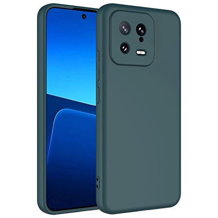 Xiaomi Mi 13 Uyumlu Kılıf İç Yüzeyi Kadife Lansman Kapak