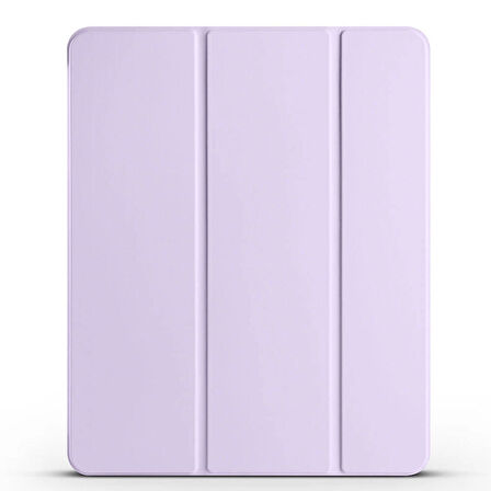 Apple iPad Pro 2022 Uyumlu 12.9 inç M2 Smart Cover Kalem Bölmeli Standlı 1-1 Kılıf