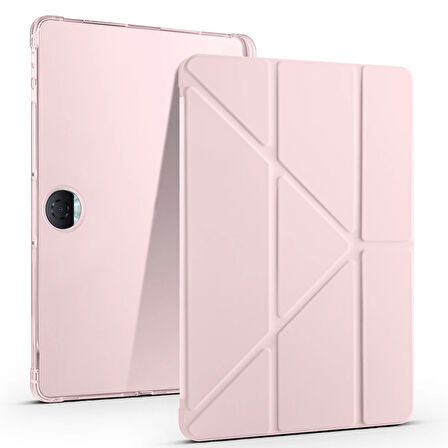 Honor Pad 9 Uyumlu Kılıf Tri Folding Kalem Bölmeli Standlı Kılıf