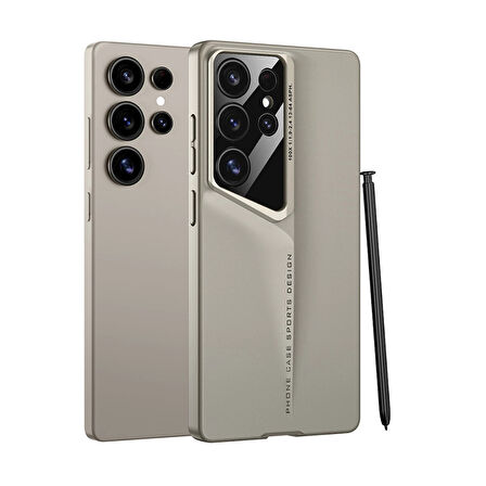 Galaxy S25 Ultra Uyumlu Kılıf Ultra İnce Kamera Korumalı Sert Rubber Procase Kapak