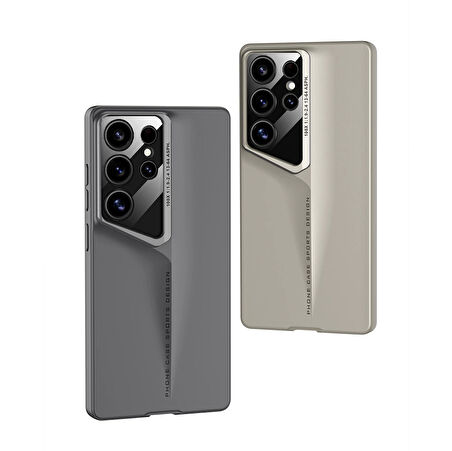Galaxy S25 Ultra Uyumlu Kılıf Ultra İnce Kamera Korumalı Sert Rubber Procase Kapak