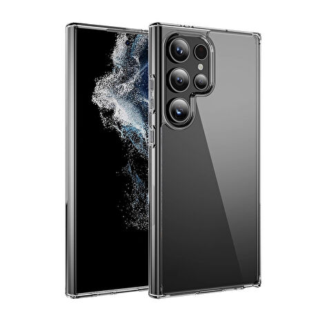 Galaxy S25 Ultra Uyumlu Kılıf Şeffaf Droga Kapak