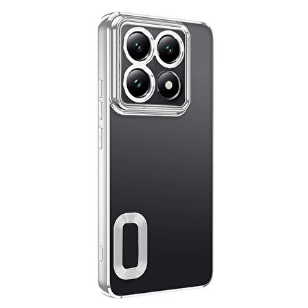 Xiaomi 14T Pro Kılıf Kamera Korumalı Logo Gösteren Omega Kapak