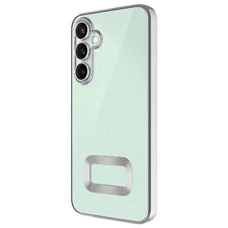 Galaxy A56 Uyumlu Kılıf Kamera Korumalı Logo Gösteren Omega Kapak