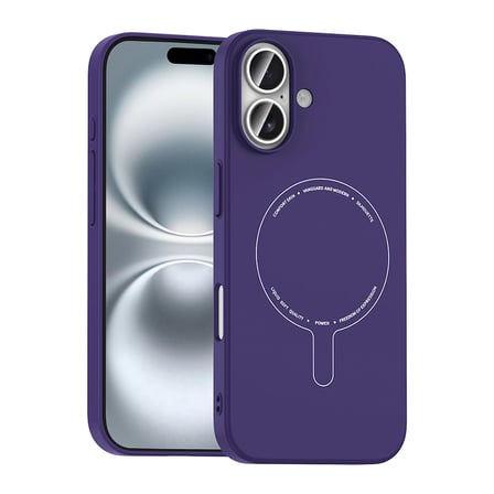 Apple iPhone 17 Uyumlu Kılıf M-Safe Şarj Ultra İnce Yapılı Kamera Korumalı Elio Sert PC Kapak