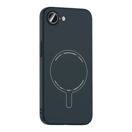 Apple iPhone 16E Uyumlu Kılıf M-Safe Şarj Ultra İnce Yapılı Kamera Korumalı Elio Sert PC Kapak