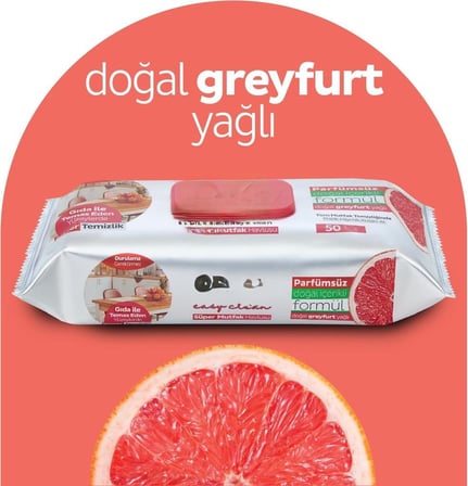 Mutfak Temizlik Havlusu 50 Adet Greyfurt