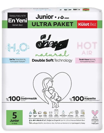 Natural Double Soft Külot Bez Ultra Paket 5 Beden 78 Adet