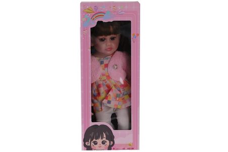 LMN232 55 CM MÜZİKLİ SİLİKONLU ET BEBEK