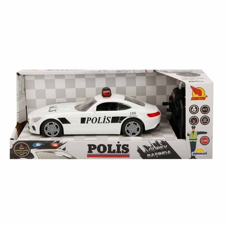 20357 Uzaktan Kumandalı Işıklı Polis Arabası 21 cm  NessiWorld
