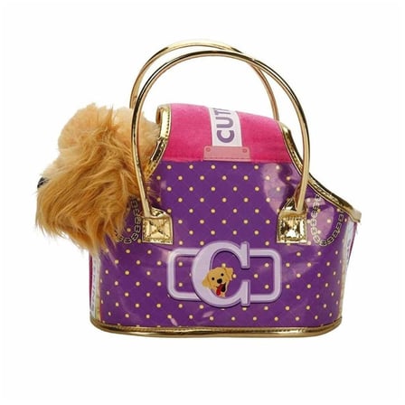 50585 Taşıma Çantalı Peluş Köpek -NessiWorld