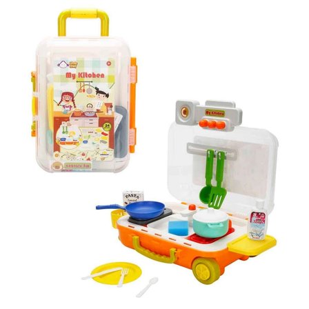 Chef Çekçekli Bavul Mutfak Seti 24 Parça