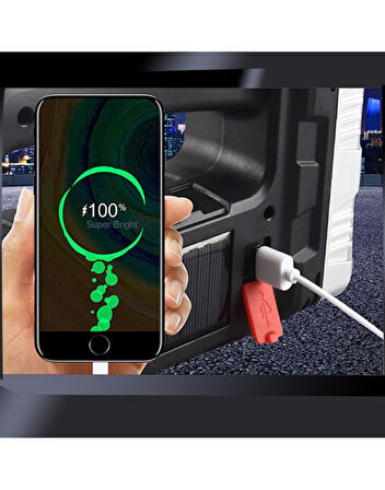 SOLAR PANELLİ LEDLİ FENER