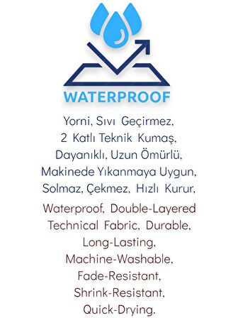 Yorni, SeaWorld Family İkili, Ekonomik Set, Ebat: 65x80cm, Sıvı Geçirmez Alt Açma Örtüsü, Bebek Bakım Örtüsü, Büyük Boy