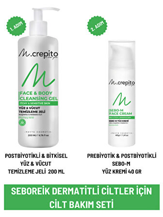 Seboreik Dermatitli Ciltler Için Postbiyotikli Cilt Bakım Seti