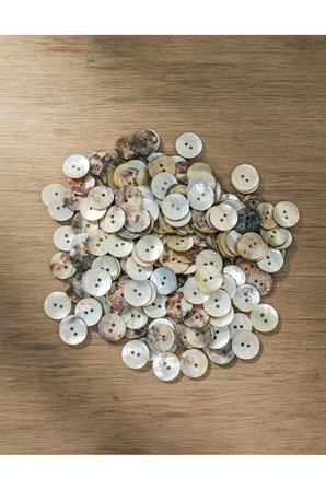 Doğal Hakiki Düğme 14 Boy 9 mm 20 Adet