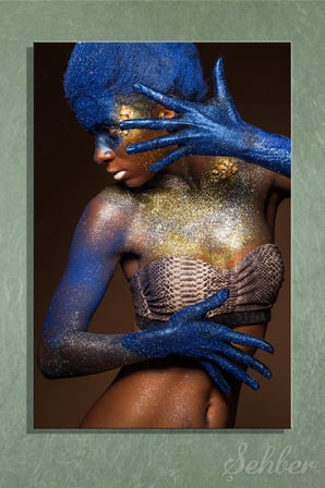 Dekoratif Dikey Kanvas Tablo Tekli Salon Mutfak Yatak Odası Ofis Sanatsl Kadın Portre 798