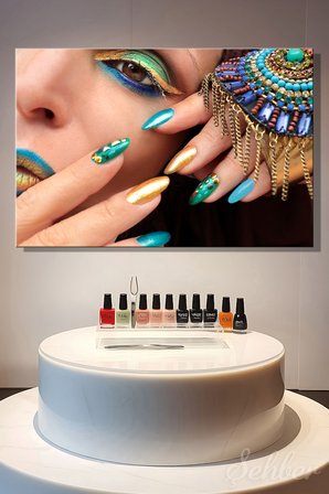 Dekoratif Yatay Kanvas Tablo Tekli Kuaför Güzellik Salonu Makyaj Nail Art Manikür 1144