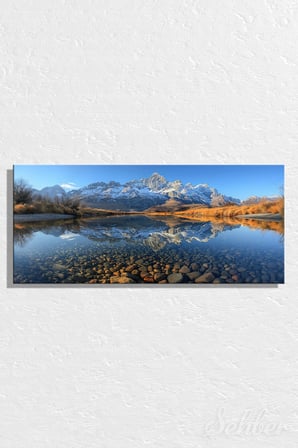 Panoramik Yatay Kanvas Tablo Tekli Salon  Yatak Odası Ofis Schwabacher Landing Manzara 1474