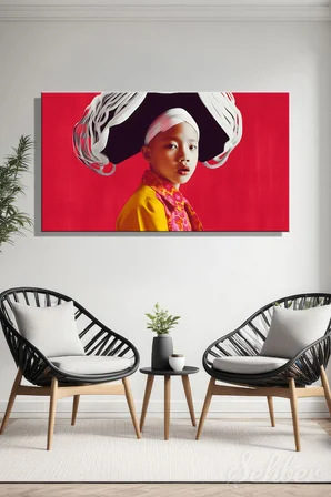Panoramik Yatay Kanvas Tablo Tekli Konfeksiyon Mağazası Eiko Ishioka Moda İkonik Tasarımlar 1677
