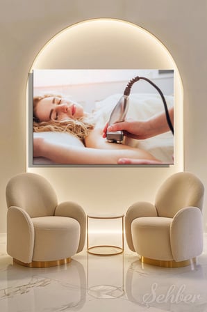 Kanvas Tablo Yatay Tekli  Spa Merkezi Güzellik Merkezi Bölgesel Zayıflama Cilt Sıkılaştırma 1813