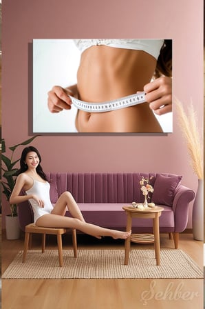 Yatay Kanvas Tablo Tekli Plastik Cerrahi Estetik Kliniği Güzellik Merkezi Bölgesel İncelme 1845