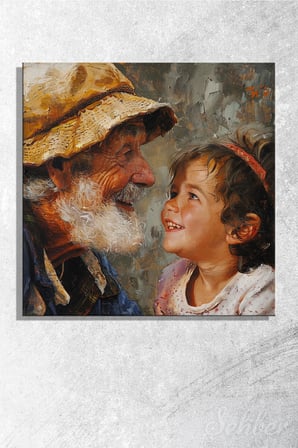 Dekoratif Kare Kanvas Tablo Tekli Ev Kafe Ofis Barbara Mock (New Lease On Life) İkinci Bahar 2084