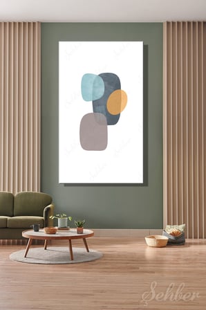 Dikey Kanvas Tablo Tekli Ev Kafe Ofis Tracie Andrews East End Prints Cyra Soyut Duvar Sanatı 2510