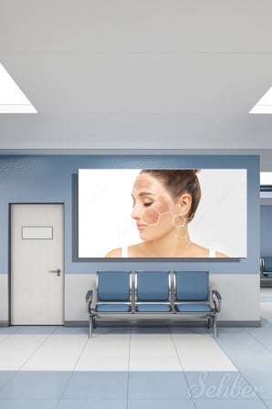 Panoramik Yatay Kanvas Tablo Tekli Estetik Kliniği Güzellik Merkezi Yüz Lekeleri Tedavisi 2539