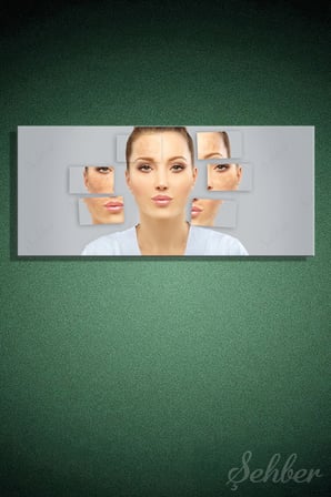 Panoramik Yatay Kanvas Tablo Tekli Klinik Güzellik Merkezi Estetik Cerrahi Ve Cilt Bakımı 2554