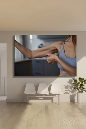Kanvas Tablo Yatay Tekli  Güzellik Merkezi Klinik Diyetisyen Vücut Sıkılaştırma Fotoğraf 2583