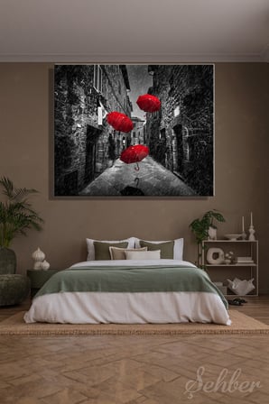 Kanvas Tablo Yatay Tekli Ev Kafe Ofis Michal Bednarek Fotoğraf Toskana İtalya Eski Bir Kasabada 2645