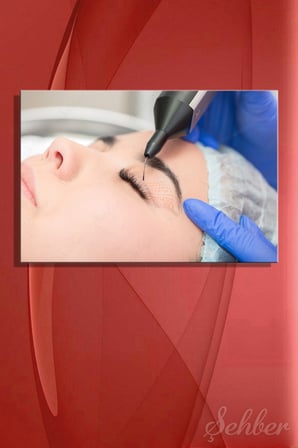 Yatay Kanvas Tablo Tekli Estetik Kliniği Güzellik Merkezi Ameliyatsız Göz Kapağı Estetiği 2683
