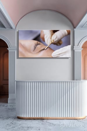 Panoramik Yatay Kanvas Tablo Tekli Kuaför Güzellik Salonu Microblading Kalıcı Makyaj 2699